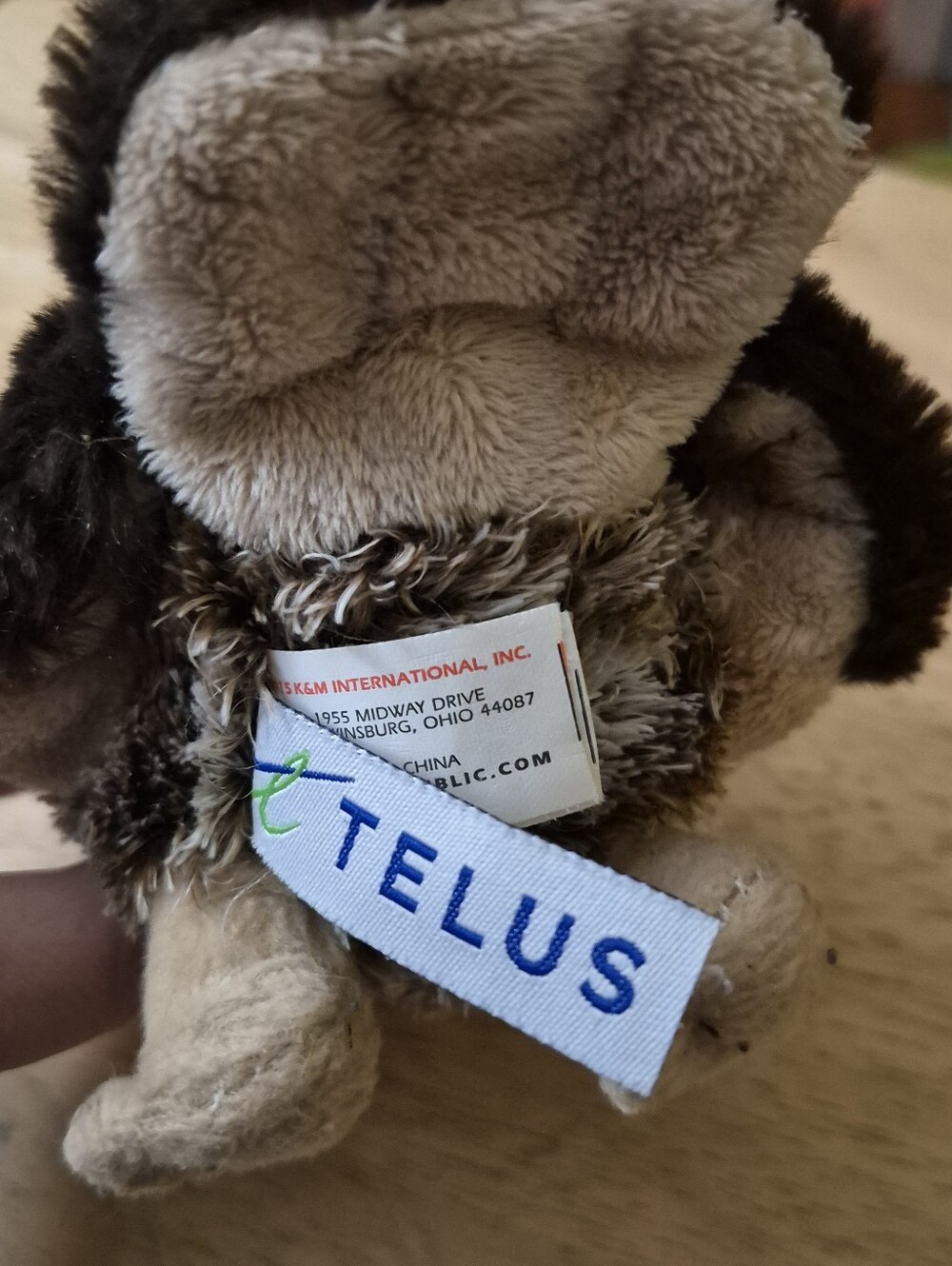 Telus 6" Brown Owl Plush - Picture 5 of 5